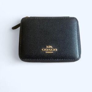 Coach Weekly Pill Box Black Leather